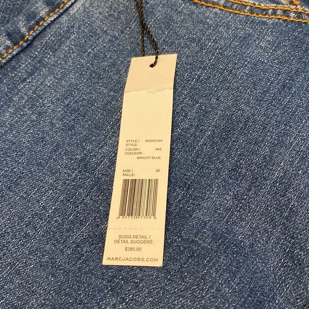 Marc Jacobs High Rise Flare Jeans Bright Blue size 28 - Picture 11 of 14